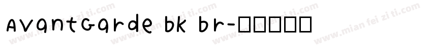 AvantGarde bk br字体转换